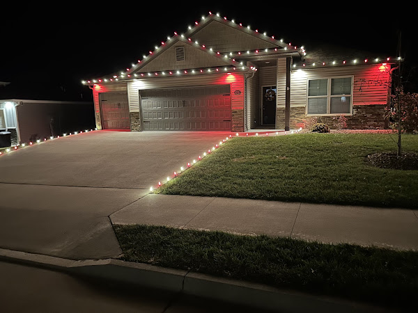 Christmas lighting photo 1 shared by Don Hunt on Google